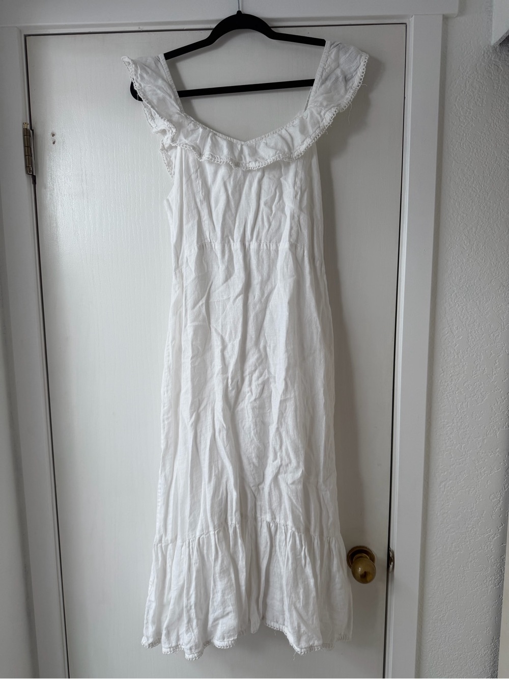 Roller Rabbit White Ruffle-Trim Cotton Sundress - Picture 3 of 12